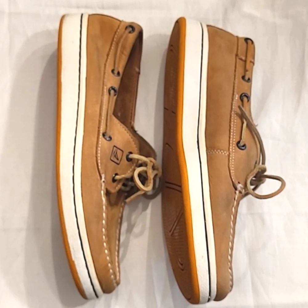 Sperry Top Sider Leather Boat Shoes Loafer Slip On Lace Up Oxford Flat Moccasin